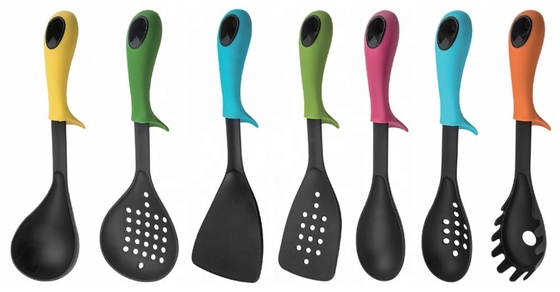 ISO9001/BSCI Certified TPR Handle Silicone Kitchen Utensils Cooking Accessories Tool Set