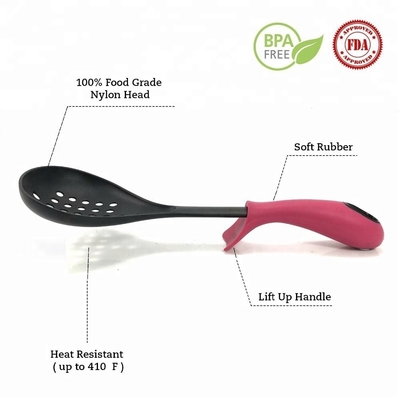 ISO9001/BSCI Certified TPR Handle Silicone Kitchen Utensils Cooking Accessories Tool Set