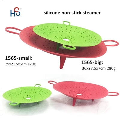 Silicone Food Steamer for Kitchen Accessories Heat Resistant up to 230C Baby Holiday
