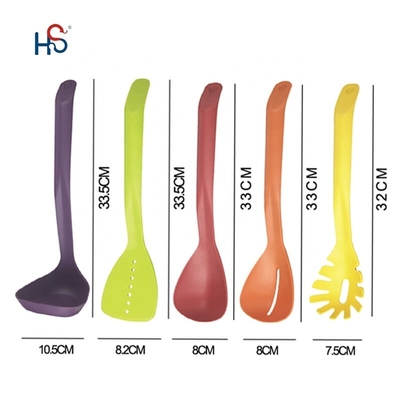 5-Piece Compact Nesting Kitchen Utensil Set SS Kitchen Tools for Hassle-Free Cooking