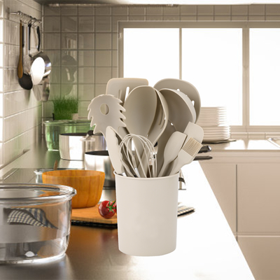 12 Pcs Kitchenware Cocina Cookware Utensil Set with Wooden Handles and ISO9001 Approved