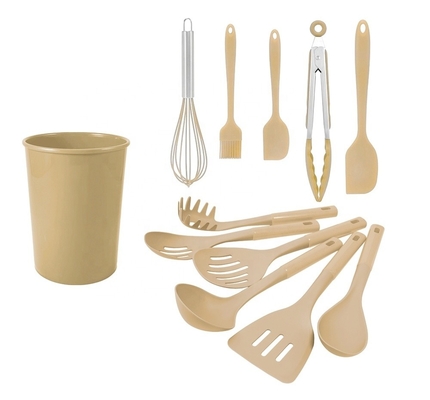 12 Pcs Kitchenware Cocina Cookware Utensil Set with Wooden Handles and ISO9001 Approved
