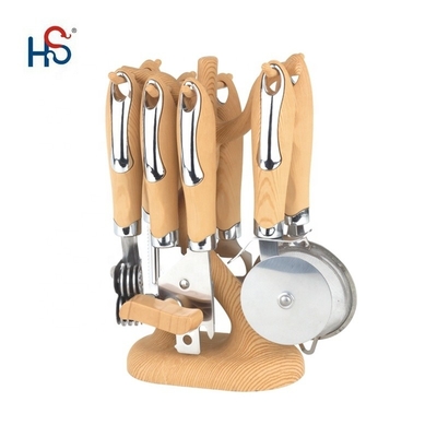 Wooden Houseware Kitchen Gadget Set Home Kitchen Accessories for Fruit Vegetable