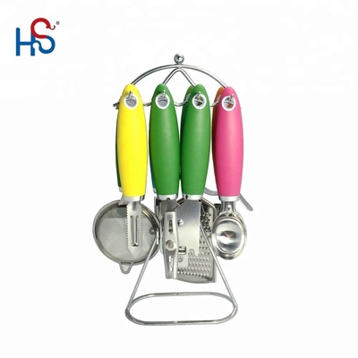 Stainless Steel Kitchen Gadget Set for Sustainable Cooking Tools and TPR Handle