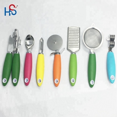 Stainless Steel Kitchen Gadget Set for Sustainable Cooking Tools and TPR Handle