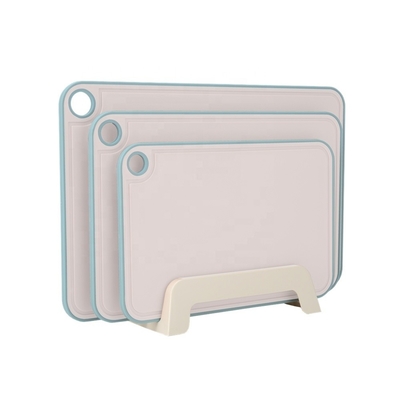 Plastic Cutting Boards with Deep Juice Grooves Lava Orange Durable and Dishwasher Safe