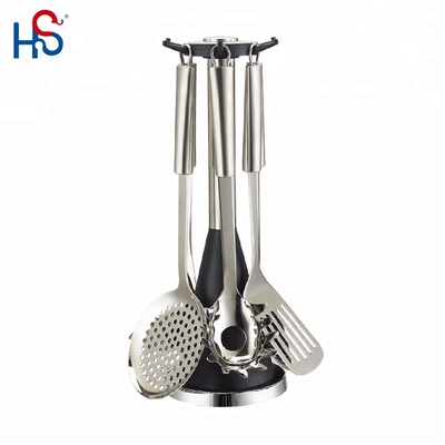Stainless Steel Utensils Set for Kitchen Cooking OEM Logo Metal Accessories Tools