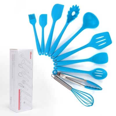 Non Stick Silicone Cooking Set Color Kitchen Utensils Set for ISO9001 Certified Kitchen