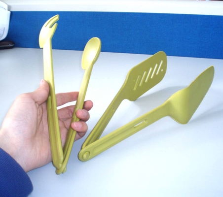 Elevated Nylon Utensil Head Small Kitchen Helper for Multi-Functional Cooking Orange