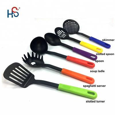 Sustainable Nylon Cooking Utensils Set for Nonstick Home Kitchen Cookware in Any Colors