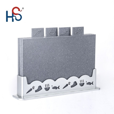 Daily Used Custom s LOGO Granite Cutting Board Set with BPA Free 5-piece Kitchenware