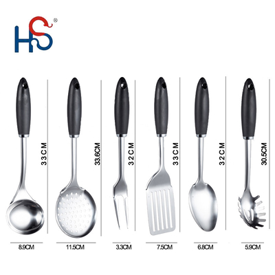 Stainless Steel Handle Utensils Set for Household and Commercial Cooking in Any Color
