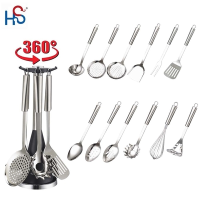 Sustainable 7-Piece Stainless Steel Kitchen Utensil Set for ODM or OEM Specifications