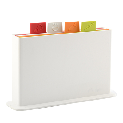 Customized Logo Acceptable Marble Plastic Cutting Board Set 4 Piece Board BPA Free PP