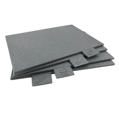 BPA Free 4-Piece Plastic Cheese Chopping Cutting Board with Antimicrobial Protection