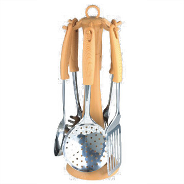 Household Items Sustainable Stainless Steel Cooking Utensils Set for Home Cooking