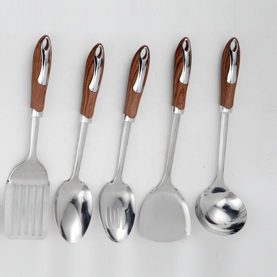 Stainless Steel Cooking Serving Set Slotted Turner Spoon for Kitchen Cooking Utensils
