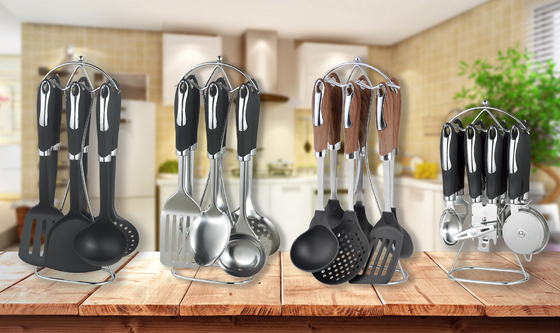 Stainless Steel Cooking Serving Set Slotted Turner Spoon for Kitchen Cooking Utensils