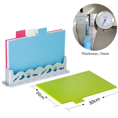 Chopping Board Dishwasher Safe Large Green/White/Orange/Red PP Plastic Cutting Board