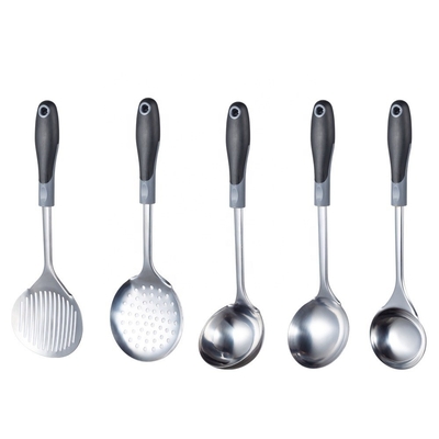 Compact Kitchen Designs Stainless Steel Cookware Set with Metal Utensils Included