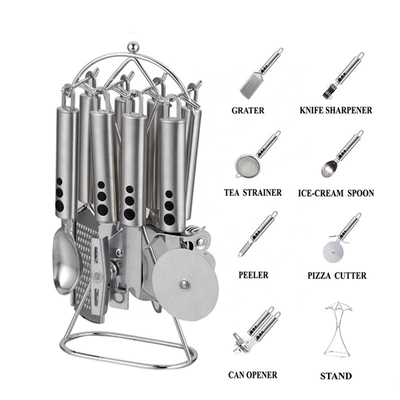 ISO9001/LFGB Certified Smart Kitchen Tools Can Opener/Garlic Press Multi Function Bar