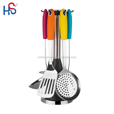 Metal Kitchen Cookware Food Turner Sets Stainless Steel Customized Logo Acceptable