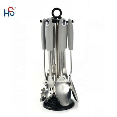 Metal Kitchen Cookware Food Turner Sets Stainless Steel Customized Logo Acceptable