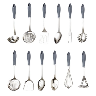 Metal Type Stainless Steel Utensil Set for Sustainable Retro Kitchen Cooking Supplies