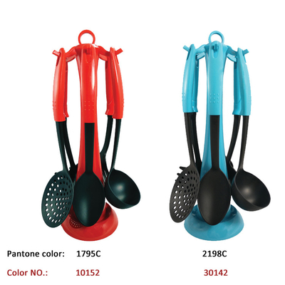 Eco-friendly Colorful Kitchen Utensils Set Heat Resistant up to 210C for Thanksgiving