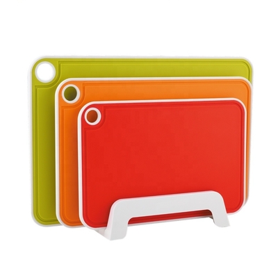 TPR Kitchen Chopping Board Set Colorful Cutting Boards for Cooking Tools and Utensils