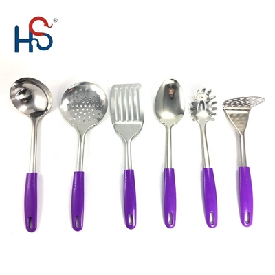 Stainless Steel Kitchen Utensils Set Non-stick Cooking Tools for Any Colorful Kitchen