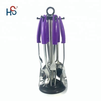 Stainless Steel Kitchen Utensils Set Non-stick Cooking Tools for Any Colorful Kitchen