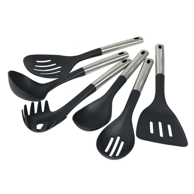 Sustainable Kitchenware Nylon Set Kitchen Accessories Nylon Ladle Skimmer Turner Spoons