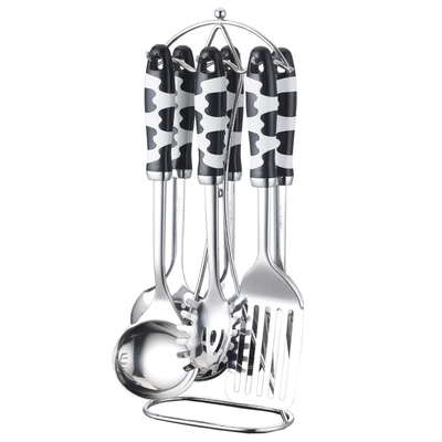 7 Piece Stainless Steel Kitchen Utensils Set Ideal for Sustainable and Stylish Cooking