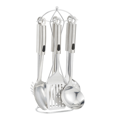 Sample Stainless Steel Kitchen Accessories Tools Set Silk Printing or Debossed Logo