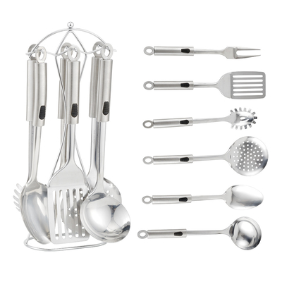 Sample Stainless Steel Kitchen Accessories Tools Set Silk Printing or Debossed Logo