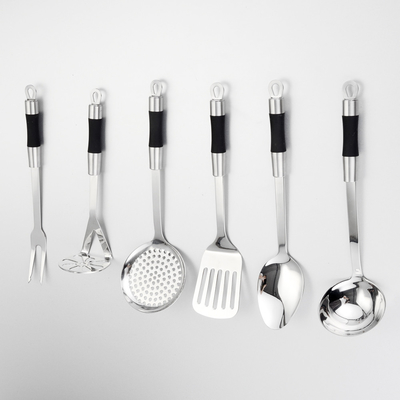 Kitchen Stainless Steel Cooking Utensils Set with Silk Printing or Debossed Logo