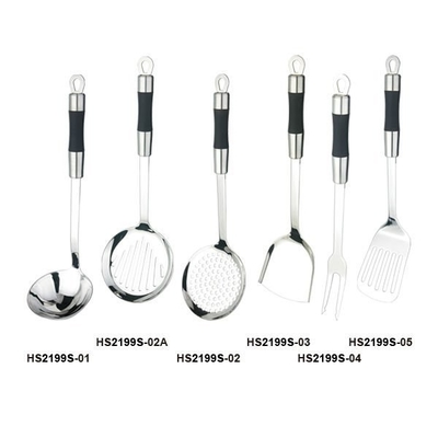 Kitchen Stainless Steel Cooking Utensils Set with Silk Printing or Debossed Logo