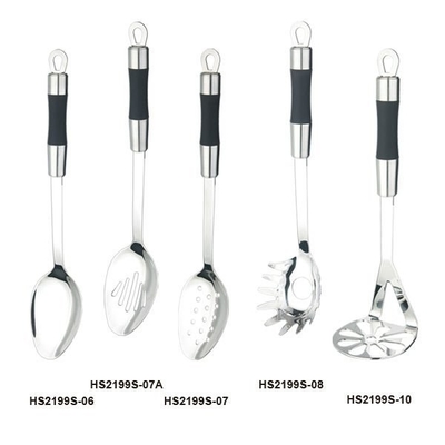 Kitchen Stainless Steel Cooking Utensils Set with Silk Printing or Debossed Logo
