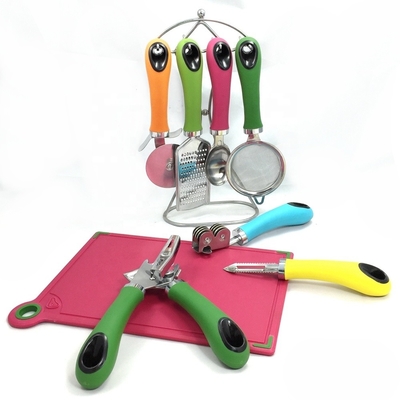 Customized Logo Kitchen Gadgets Set with Stainless Steel Tools Royal Kitchens Cookware