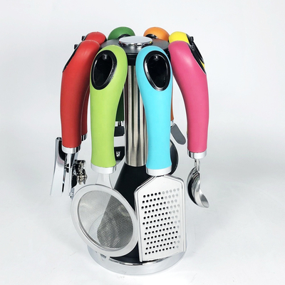 Customized Logo Kitchen Gadgets Set with Stainless Steel Tools Royal Kitchens Cookware