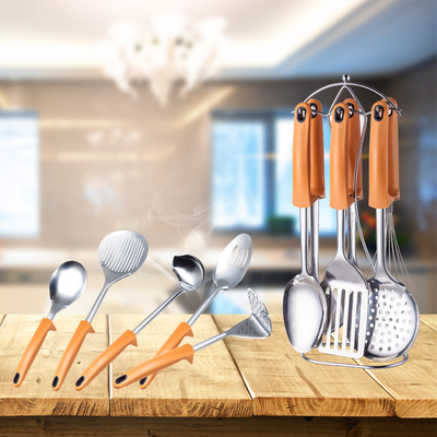 Acceptable OEM/ODM Stainless Steel Kitchen Cookware Set with Whisk and Utensils