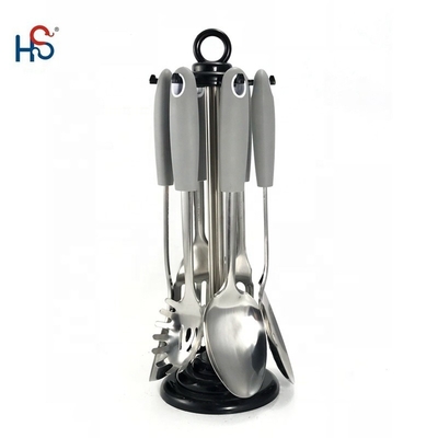 Custom s LOGO Colorful Stainless Steel Kitchen Utensil Set for Minimalist Design Style
