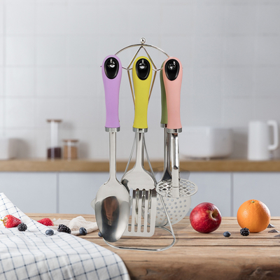 Nordic Home Cooking Tools Set with Macaron Color and TPR Material Kitchen Accessories