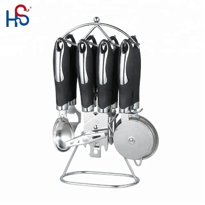 Food Grade Stainless Steel Kitchen Utensils Set with Rainbow Gadgets and Pizza Tools