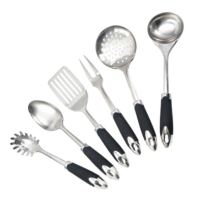 Sustainable ABS Handle Stainless Steel Utensil Set for Cooking Accessories in Kitchen