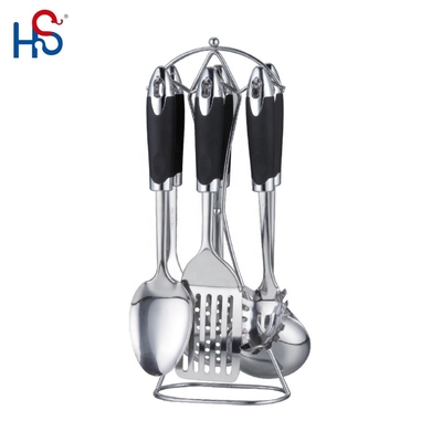 Sustainable ABS Handle Stainless Steel Utensil Set for Cooking Accessories in Kitchen