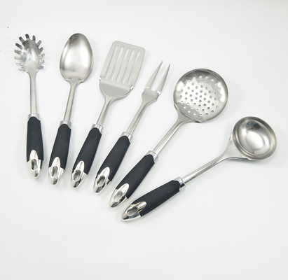Sustainable ABS Handle Stainless Steel Utensil Set for Cooking Accessories in Kitchen