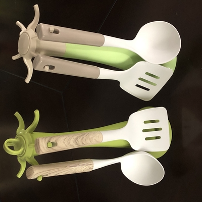 2pcs Set Turners/Soup Ladle Kitchen Utensils Heat Resistant Nylon Tools for Cooking