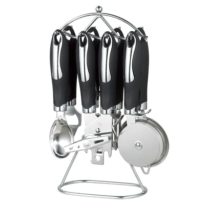 Sustainable ABS Handle Stainless Steel 430 Kitchen Utensils for Durable Cooking Needs